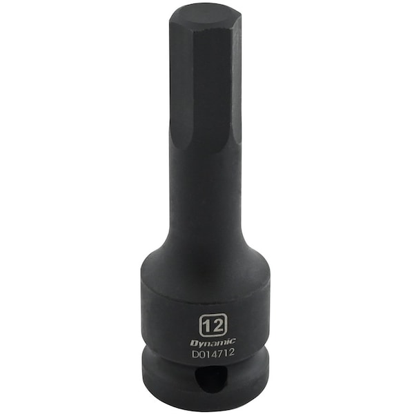 Tools 1/2" Drive Metric Hex Head, 12MM, Bit Impact Socket